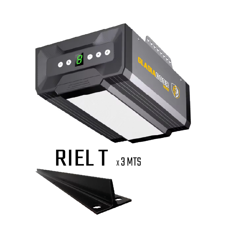 Gladiadoor 1000 Riel T / Motor para puerta de garaje