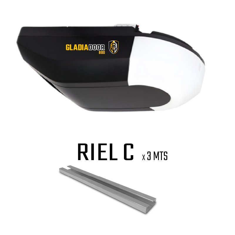 Gladiadoor 800 Riel C / Motor para puerta de garaje