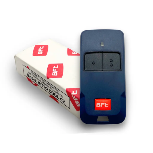 CONTROL REMOTO BFT MODELO MITTO COOL DOS CANALES