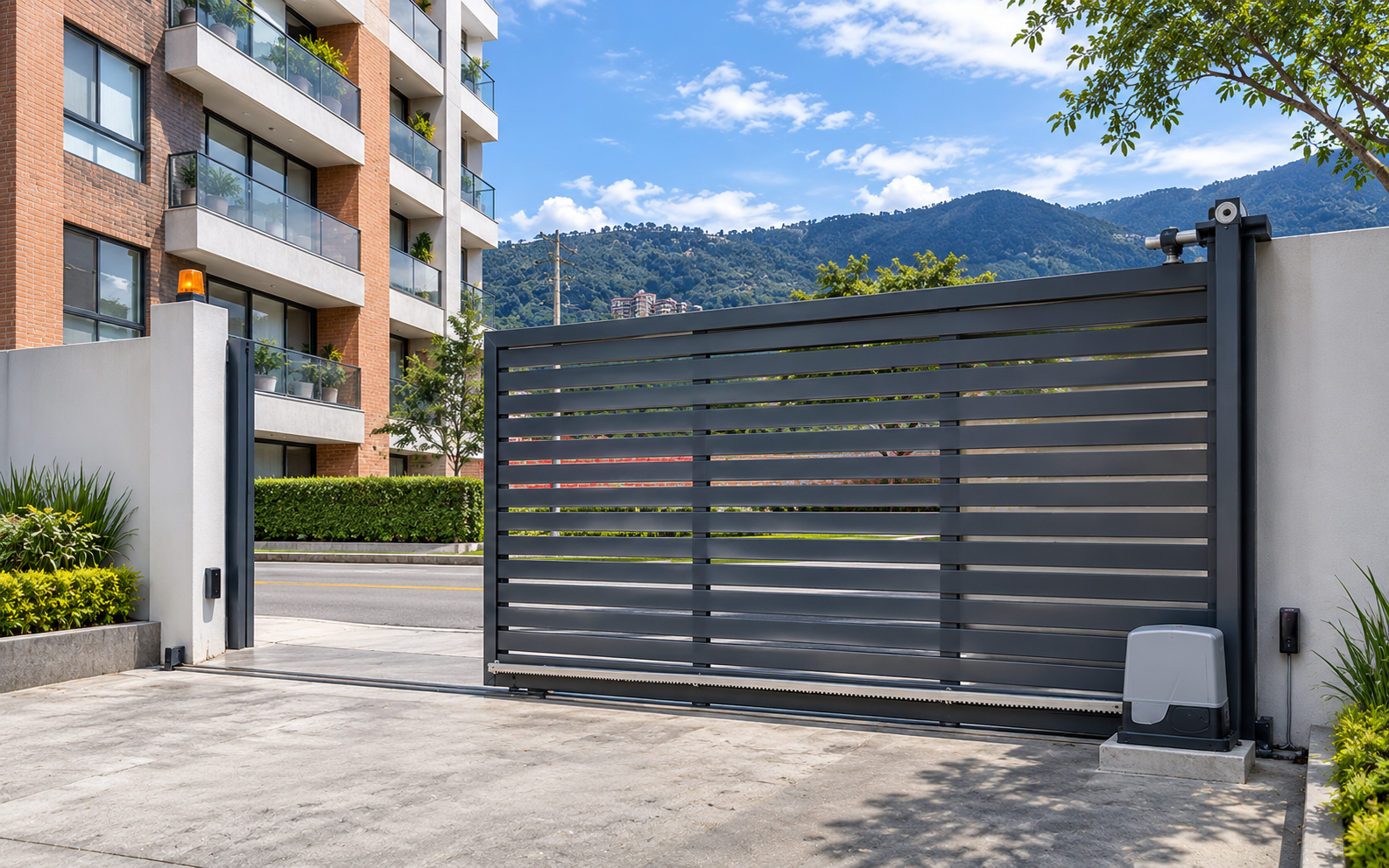 Puerta Corrediza en conjunto