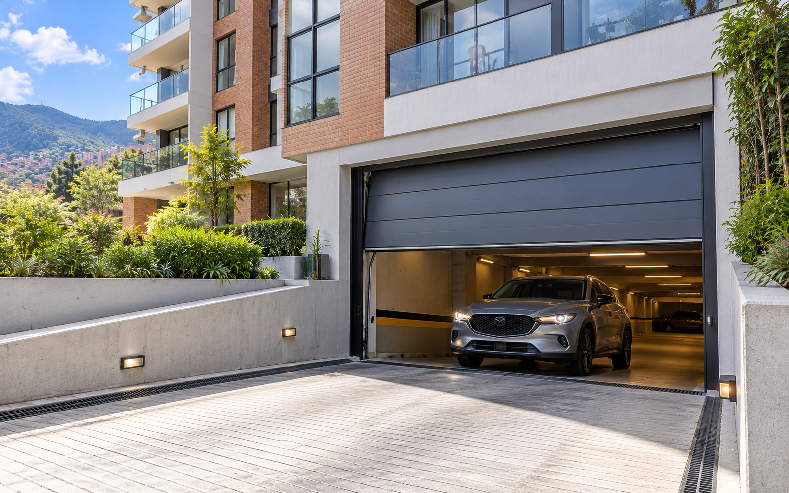 Puerta Levadiza en conjunto